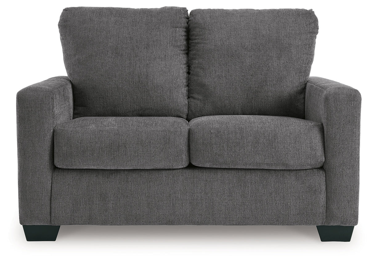Rannis Pewter Twin Sofa Sleeper by Ashley at Eve Furniture