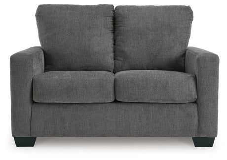 Rannis Pewter Twin Sofa Sleeper by Ashley at Eve Furniture