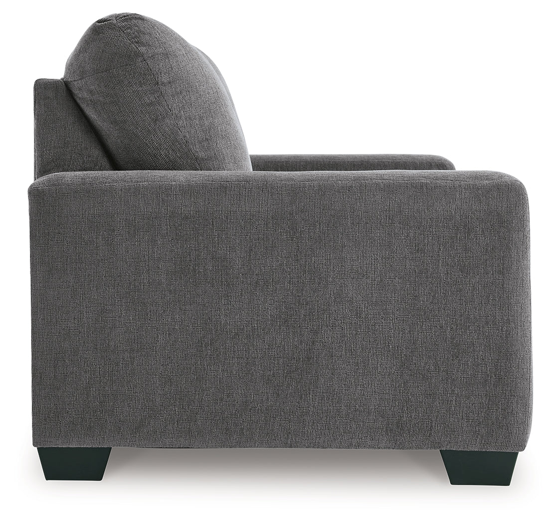 Rannis Pewter Twin Sofa Sleeper by Ashley at Eve Furniture