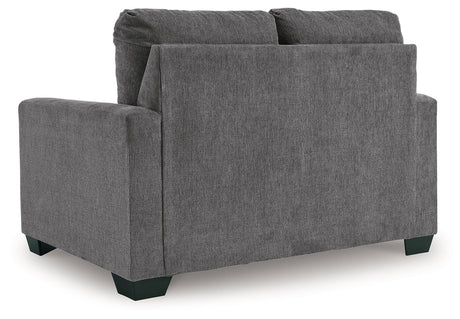 Rannis Pewter Twin Sofa Sleeper by Ashley at Eve Furniture