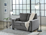 Rannis Pewter Twin Sofa Sleeper by Ashley at Eve Furniture