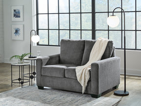 Rannis Pewter Twin Sofa Sleeper by Ashley at Eve Furniture