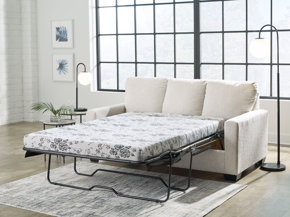 Rannis Snow Full Sofa Sleeper by Ashley at Eve Furniture
