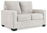 Rannis Snow Twin Sofa Sleeper by Ashley at Eve Furniture