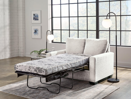 Rannis Snow Twin Sofa Sleeper by Ashley at Eve Furniture