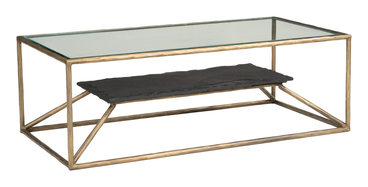 Ranol Brass Coffee Table by Zuomod at Eve Furniture