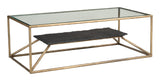 Ranol Brass Coffee Table by Zuomod at Eve Furniture