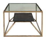 Ranol Brass Coffee Table by Zuomod at Eve Furniture