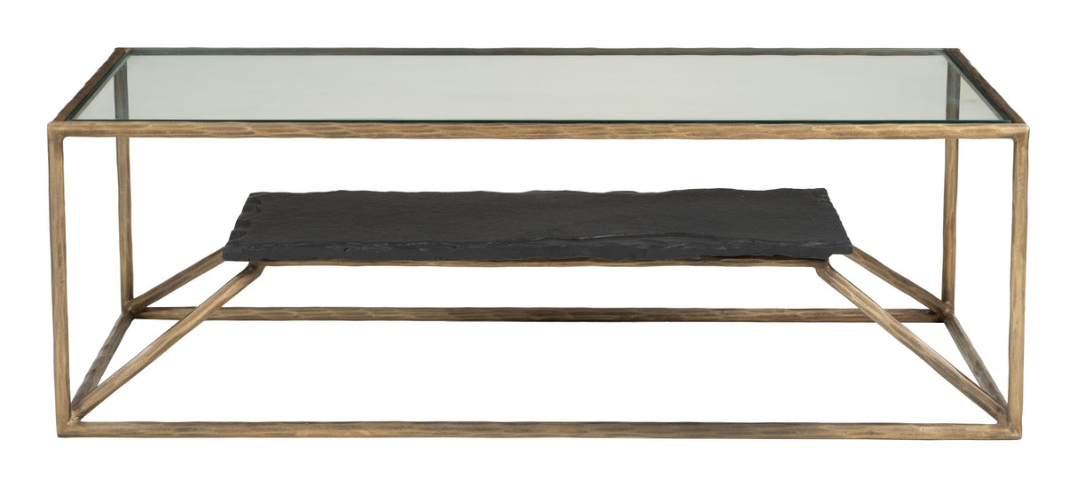 Ranol Brass Coffee Table by Zuomod at Eve Furniture