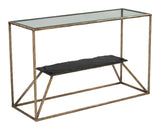 Ranol Brass Console Table by Zuomod at Eve Furniture