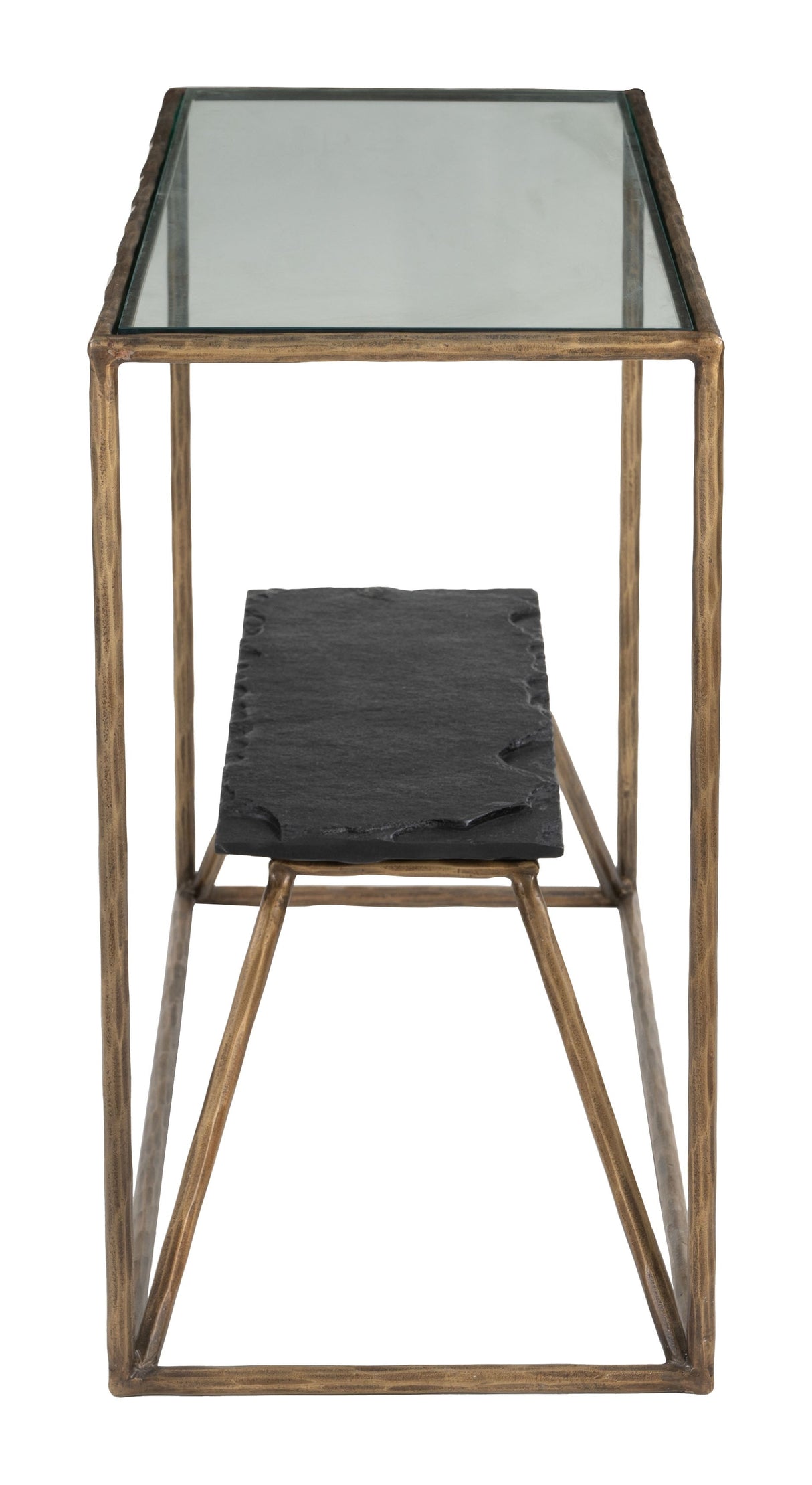 Ranol Brass Console Table by Zuomod at Eve Furniture