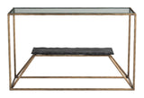 Ranol Brass Console Table by Zuomod at Eve Furniture
