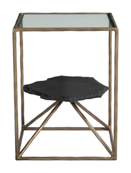 Ranol Brass Side Table by Zuomod at Eve Furniture