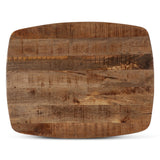 Rapallo 28" Side Table in Natural Mango Wood and Iron by Home Trends & Design at Eve Furniture