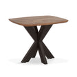 Rapallo 28" Side Table in Natural Mango Wood and Iron by Home Trends & Design at Eve Furniture