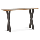 Rapallo 52" Console Table in Natural Mango Wood by Home Trends & Design at Eve Furniture