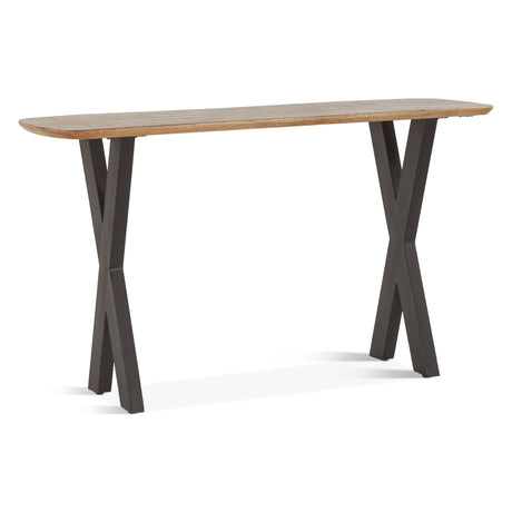Rapallo 52" Console Table in Natural Mango Wood by Home Trends & Design at Eve Furniture