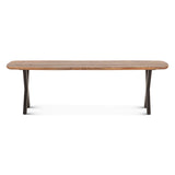 Rapallo 60" Bench in Natural Mango Wood by Home Trends & Design at Eve Furniture