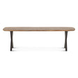 Rapallo 60" Bench in Natural Mango Wood by Home Trends & Design at Eve Furniture