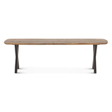 Rapallo 60" Bench in Natural Mango Wood by Home Trends & Design at Eve Furniture