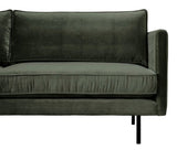 Raphael Sofa Dark Green by Moe's Home at Eve Furniture