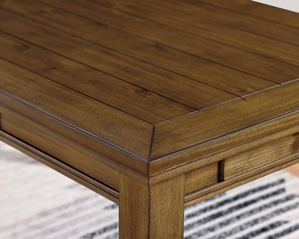 Rapidview Walnut/Light Gray Dining Table by Furniture of America at Eve Furniture