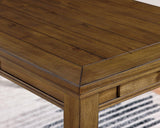 Rapidview Walnut/Light Gray Dining Table by Furniture of America at Eve Furniture