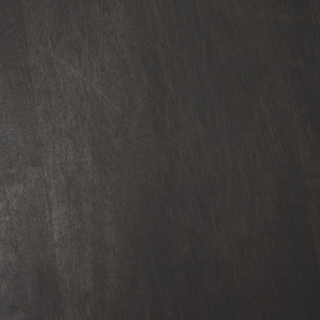 Rashama Dark Brown Wood Stacked Geometric Round Accent Table by Mercana at Eve Furniture