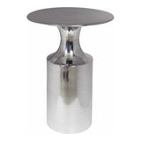 Rassa Accent Table Polished Silver by Moe's Home at Eve Furniture