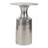 Rassa Accent Table Polished Silver by Moe's Home at Eve Furniture
