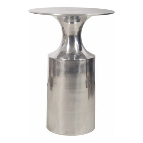 Rassa Accent Table Polished Silver by Moe's Home at Eve Furniture