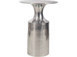 Rassa Polished Silver Accent Table