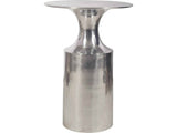 Rassa Polished Silver Accent Table