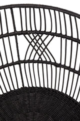Rattan Iron Black Basket by Classic Home at Eve Furniture