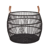Rattan Iron Black Basket by Classic Home at Eve Furniture