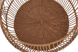Rattan Iron Natural Basket by Classic Home at Eve Furniture
