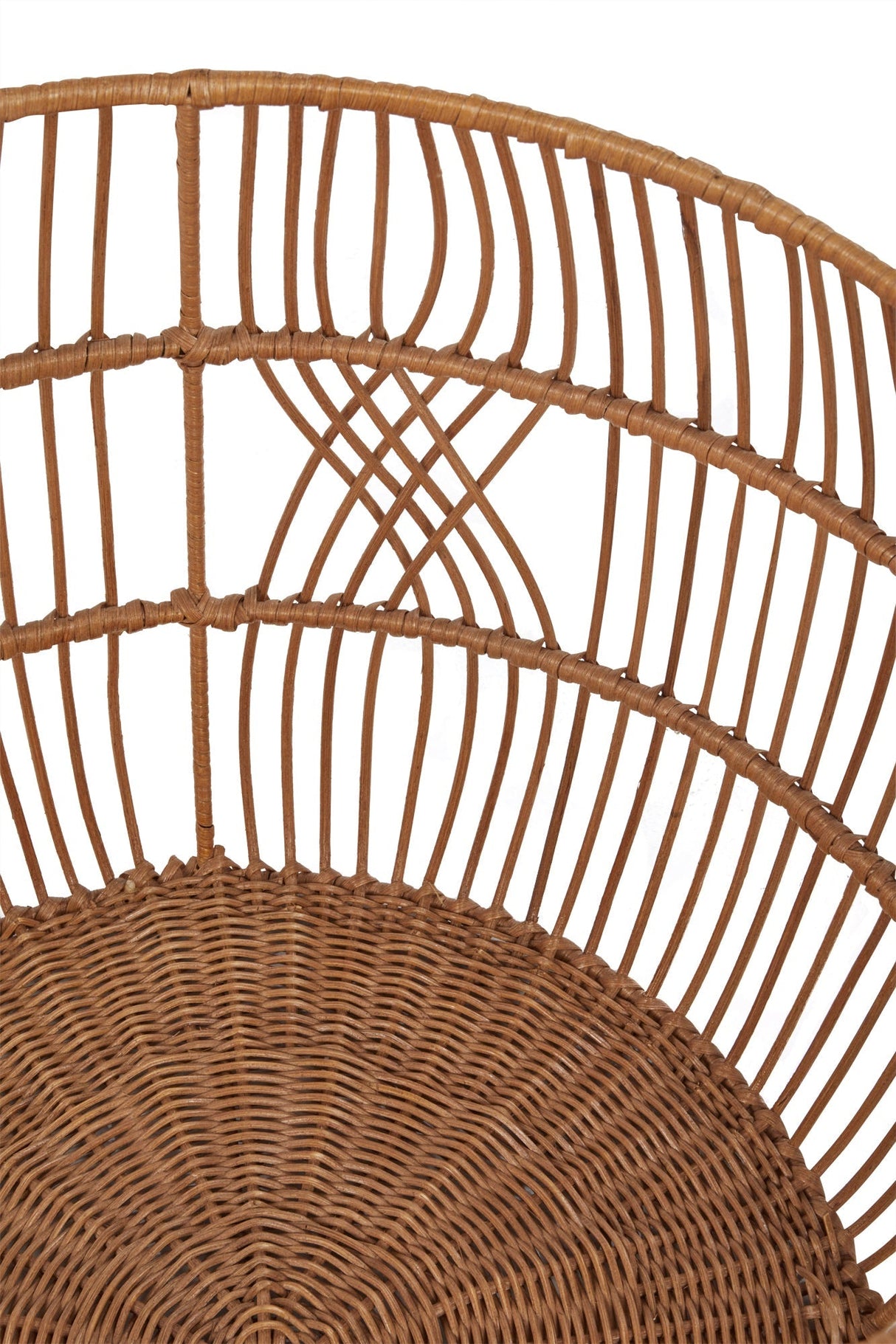 Rattan Iron Natural Basket by Classic Home at Eve Furniture