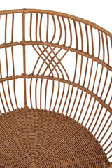 Rattan Iron Natural Basket by Classic Home at Eve Furniture