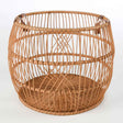 Rattan Iron Natural Basket by Classic Home at Eve Furniture