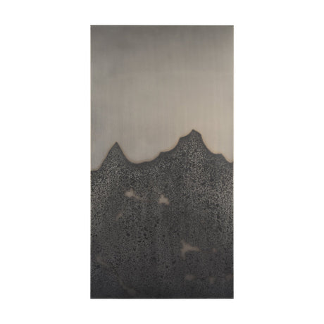 Raum Painted Monochrome w/ Acid Wash Metal Wall Art by Mercana at Eve Furniture