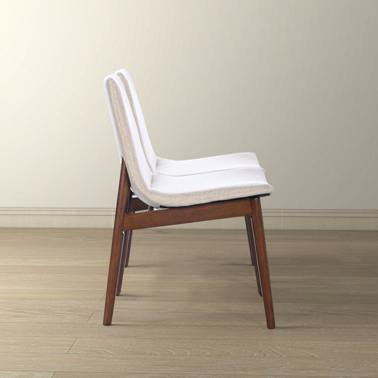 Ravel Beige Fabric Dining Chair Set of 2 by Ashcroft Furniture at Eve Furniture