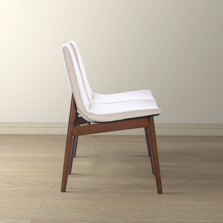 Ravel Beige Fabric Dining Chair Set of 2 by Ashcroft Furniture at Eve Furniture