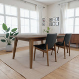 Ravel Easy-Clean Vegan Leather Mid-Century Modern Dining Chairs (Set of 2) by Ashcroft Imports at Eve Furniture