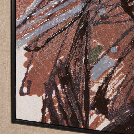 Raveled by Mercana Studio a Hand Embellished Textured Framed Canvas by Mercana at Eve Furniture