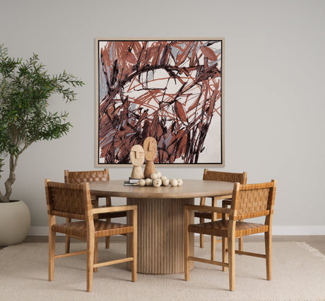 Raveled by Mercana Studio a Hand Embellished Textured Framed Canvas by Mercana at Eve Furniture