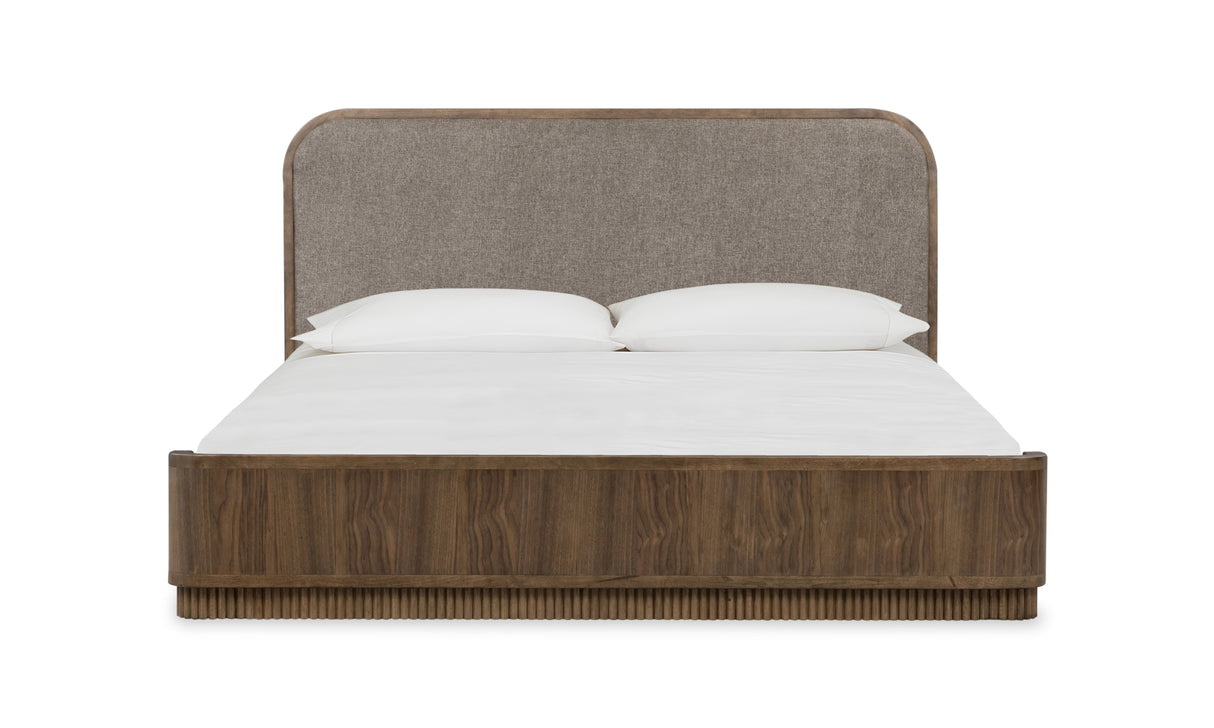Ravelle Earth/Walnut Grove California King Upholstered Bed