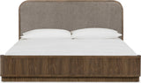 Ravelle Earth/Walnut Grove King Upholstered Bed