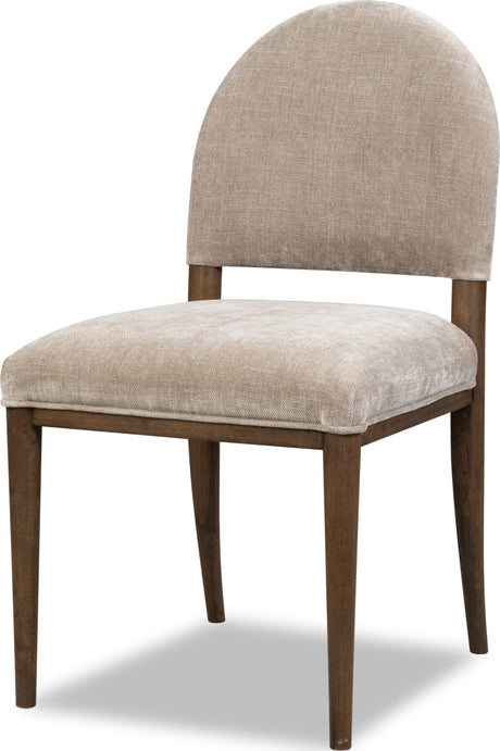 Ravelle Portobello/Walnut Grove Arch Back Chair (Set of 2) by Modus Furniture at Eve Furniture
