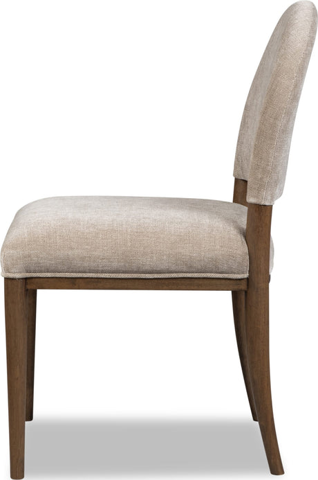 Ravelle Portobello/Walnut Grove Arch Back Chair (Set of 2) by Modus Furniture at Eve Furniture