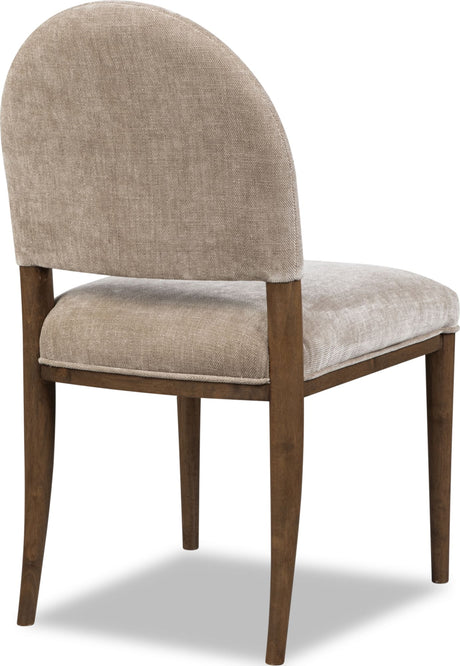 Ravelle Portobello/Walnut Grove Arch Back Chair (Set of 2) by Modus Furniture at Eve Furniture